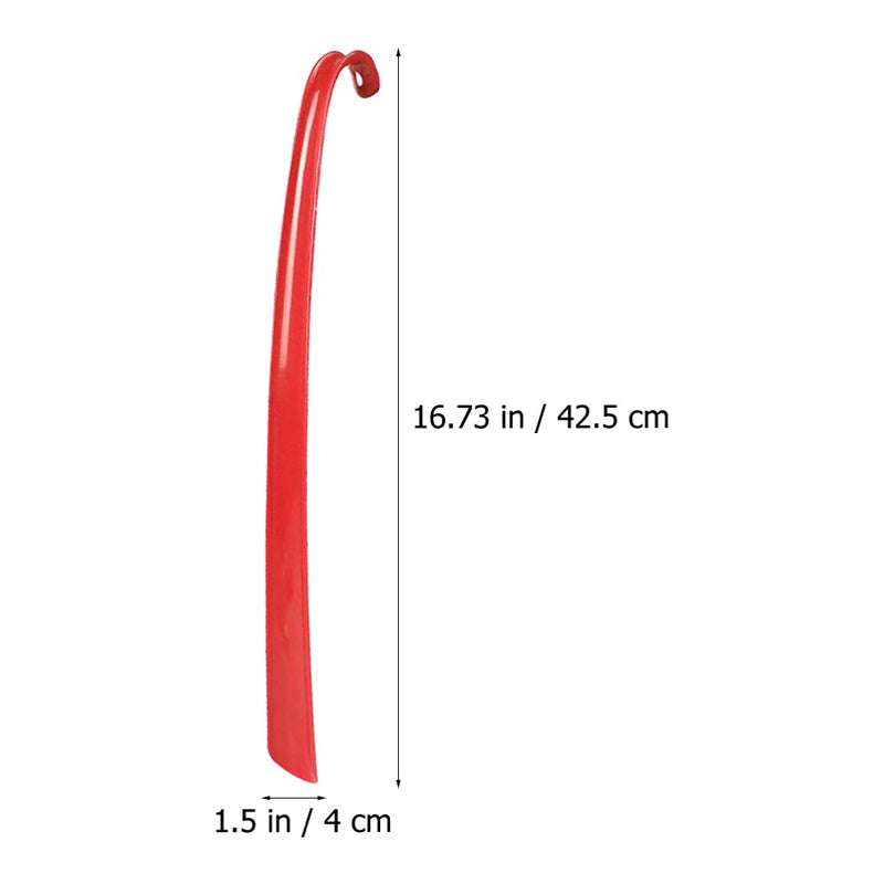 [Australia] - Lurrose Long Handle Shoe Horn 16 Inch Shoehorn Reach Assist Large Dressing Aid Sock Remover for Men Women Seniors Elderly Disabled 3pcs 