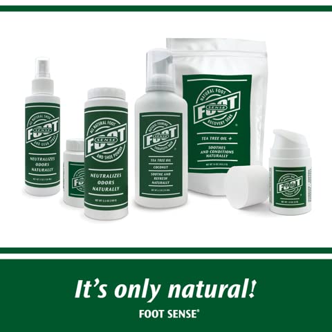 [Australia] - Natural Foot and Shoe Odor Eliminator – Talc-Free Shoe Deodorizer and Body Powder Neutralizes Smelly Odors – Long-Lasting, Fast-Acting Foot Powder for Kids and Adults USA- Made by Foot Sense - 2 Pack 3.52 Ounce (Pack of 2) 