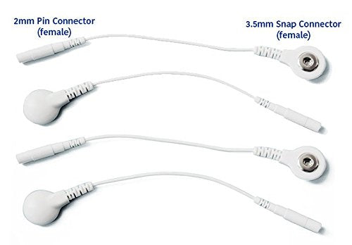 [Australia] - Tens Lead Wire Adapters, Convert 2mm Pin to 3.5mm Snap, (Quan: 4) Discount Tens 