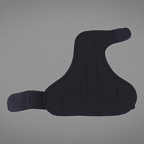 [Australia] - VITTO Reversible Thumb Splint Support Brace/Spica for Left and Right Hand - (Lite - Small/Medium) Black S / M 