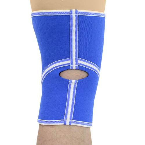 [Australia] - MAXAR Airprene (Breathable Neoprene) Knee Sleeve Compression Brace for Men & Women, Open Patella, Terry Cotton Lining, All-Way Stretch Compression and Support, NKN-209 L Large 