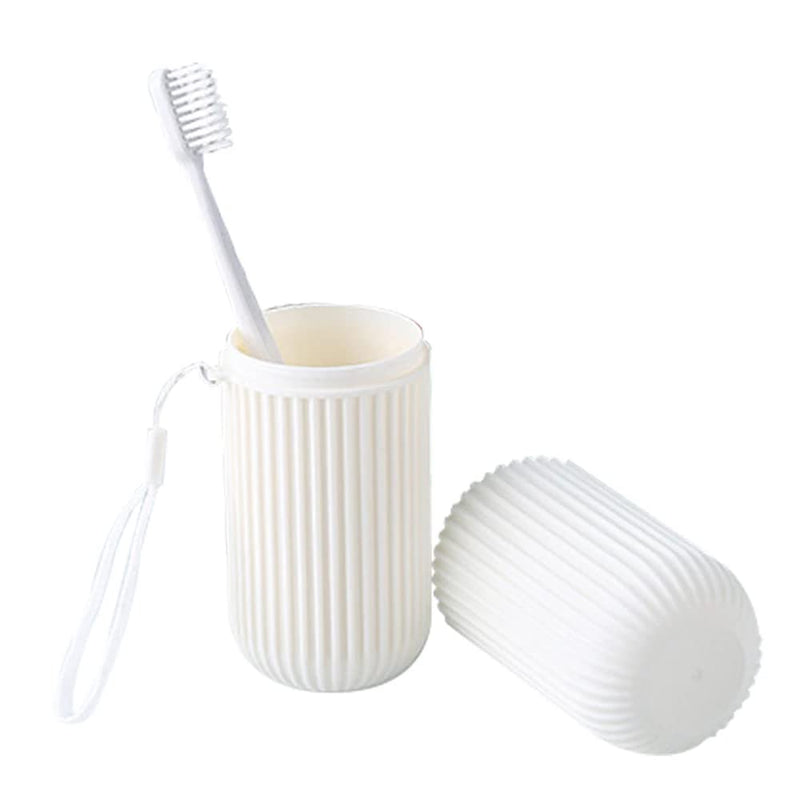[Australia] - XINGSUI 4PCS Travel Toothbrush Case,Eco-Friendly Toothbrush Toothpaste Holder Carrier for Hiking Camping Business Trip 