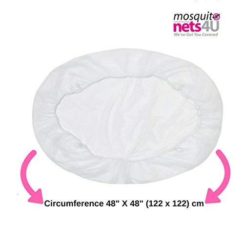 [Australia] - Baby Mosquito Net Infant Insect Net for Prams and Pushchairs Baby Buggies Car Seats Moses Basket Prams and Travel Cots by Mosquito Nets 4 U® 