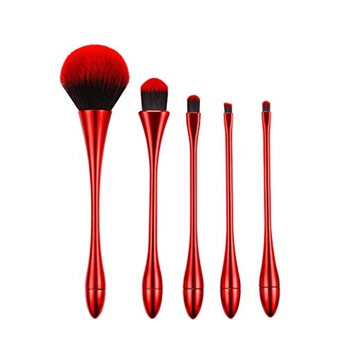 [Australia] - Red Goblet Makeup Brush Set Gourd Cosmetic Brush Set 