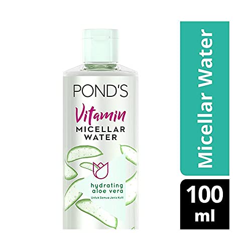 [Australia] - Pond's Hydrating Aloe Micellar Cleansing Water, Face and Eye Make-Up Remover 100ml 