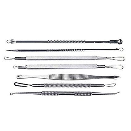 [Australia] - Pimple Popper Comedone Extractor - Compare to Dr. Pimple Popper Extractors - Blackhead Removal Tools, Zits, Acne Treatment, Pimple Popping Tools & Lancet 