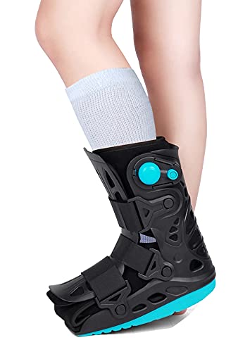 [Australia] - CIRZUEX Replacement Sock Liner for Walking Boot or Walker Brace Air Cam Walkers and Fracture Boot Orthopedics Socks Medical Mid Calves Sock 2 PairsWhite, one size 