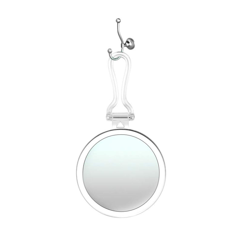 [Australia] - Compact Folding Hand Held Mirror / Tabletop Makeup Mirror with Two Sides of 15X Magnification & True View / 5 Inches Round Travel Mirror 