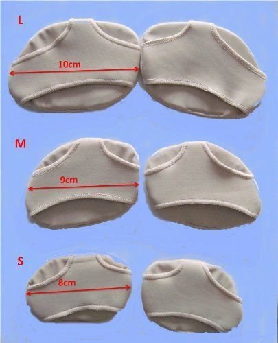 [Australia] - Fabric Metatarsal Pads Ball of Foot Gel Pads Cushions Morton's Neuroma Body and Base Ltd TM (Small) small 