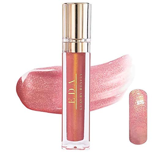 [Australia] - EDA LUXURY BEAUTY CANDY KISS PINK SHIMMER DIAMOND SHINE LIP GLOSS Full Coverage High Pigmented Creamy Color Super Shiny Professional Makeup Long Lasting Liquid Lipstick 