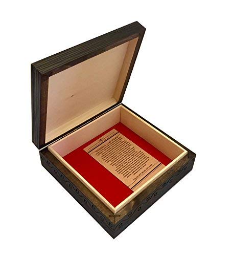 [Australia] - Blue Star of David Secret Jewelry Keepsake Box Judaica Polish Handmade Jewelry Box 
