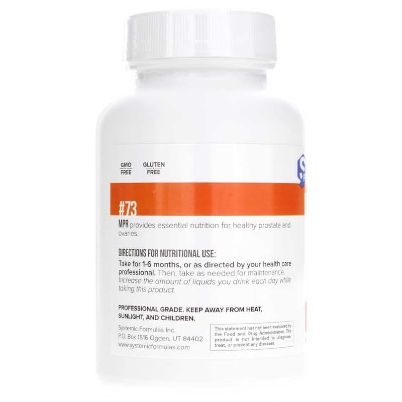[Australia] - Systemic Formulas Mpr – Prostata Ovatum 60 Capsules Bio Function #73. Supports Male and Female reproductive Glands. 