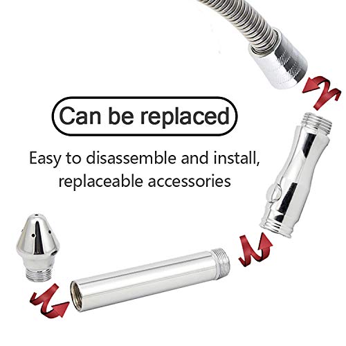 [Australia] - Shower Enema Hose and Nozzle System W/ 5ft Handheld Shower Hose for Douche Colonic Cleanse Kit 