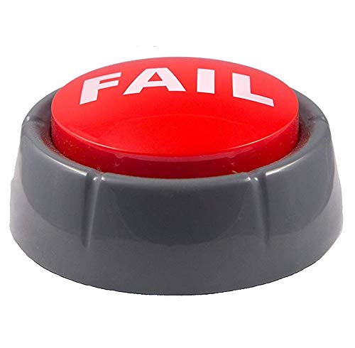 [Australia] - Epic Fail Button | Sad Trombone Sound Effect Button (Batteries Included) Back to School Office Desk Sales Marketing Gag Gift Nut Hype Funny Office Toy 