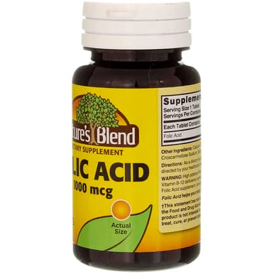 [Australia] - Nature's Blend Folic Acid 1000 mcg 100 Tablets 