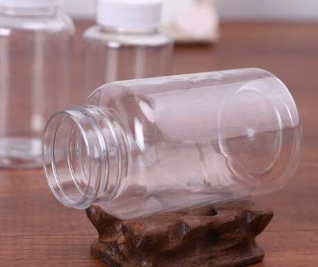 [Australia] - XUMIN 12PCS 50ml/1.7oz Portable Empty Plastic Medicine Bottles Holder Storage Container Case Box with Screw Cap for Pill Tablet Solid Powder Liquid White 