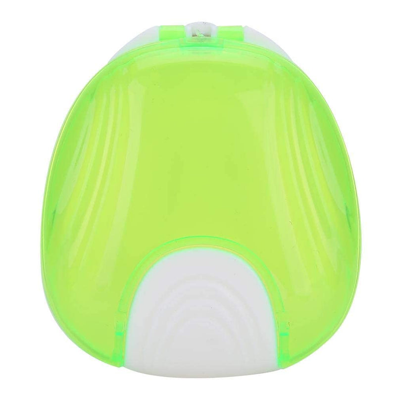 [Australia] - Retainer Case, Portable Large Retainer Cases for Orthodontic Retainer, Invisalign, Mouth Guard and Denture Storage, Tight Snap Lock, Light and Easy (green) green 