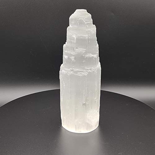 [Australia] - Selenite Crystal Tower Mountain (5cm,10cm,15cm, 20cm) Mountain Pillar, Crystals, Gemstone, Gifts, Meditation, Healing, Mineral, Healing, Decorative. (10 cm) 10 cm 