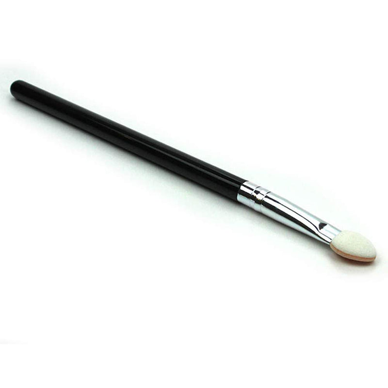 [Australia] - Two-color Rubber Cotton Eye Makeup Brushes - Sponge Applicator Oval Tipped Eyeliner Brush Eyeshadow Brush Makeup Brush Tool (10 PCS) 
