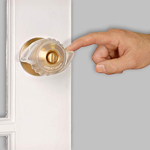 [Australia] - Able Life EZ Doorknob Grips - Arthritis & Senior Living Aids, Open Doors Easily, Set of 2 