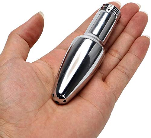 [Australia] - Metal Enema Handheld Shower, Shower 3 Heads Nozzle System for Colonic Cleanse Kit - with 59 inch Hose and Velvet Carry Bag 