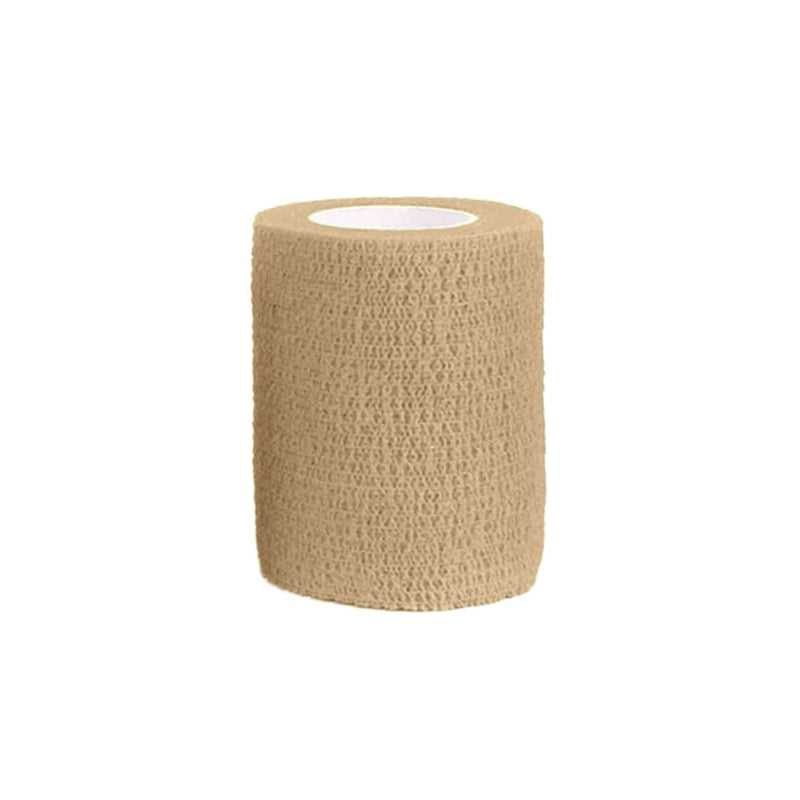 [Australia] - Ever Ready First Aid Self Adherent Cohesive Bandages 3" x 5 Yards - 12 Count, Tan 