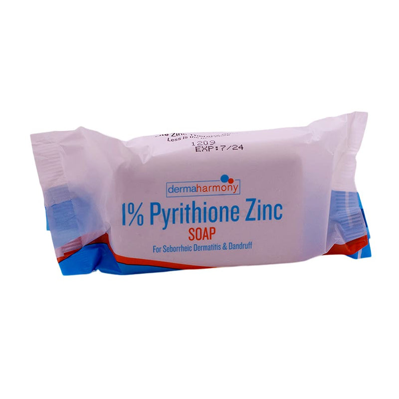 [Australia] - DermaHarmony 1% Pyrithione Zinc (ZnP) Bar Soap 4 oz - Crafted for Those with Skin Conditions - Seborrheic Dermatitis, Dandruff, Psoriasis, Eczema, etc. 