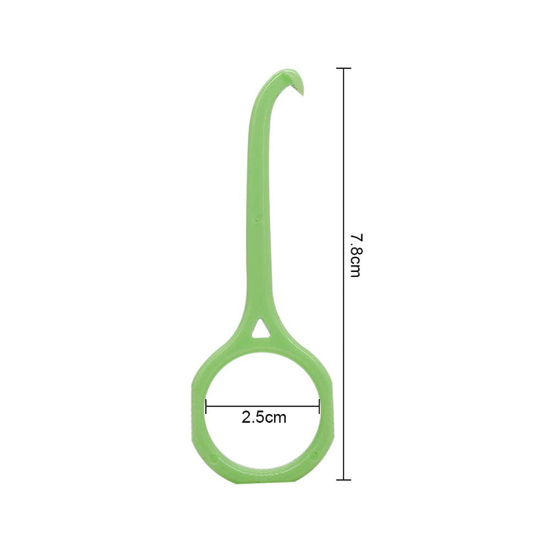 [Australia] - Angzhili 5 Pack Clear Aligner Removal Tool,Remover for Invisible Brace Tooth Cleaning Oral Care (White, Yellow, Pink, Green, Blue) 