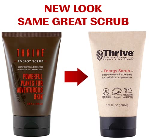 [Australia] - THRIVE Natural Face Scrub for Men & Women – Exfoliating Face Wash with Anti-Oxidants Improves Skin Texture, Unclogs Pores & Helps Prevent Ingrown Hairs – Made In USA – Vegan Natural Facial Scrub Exfoliator 1 Unit 