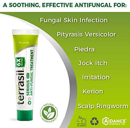 [Australia] - Terrasil Anti-fungal Treatment Max 14gm - 6X Faster Healing, Natural Soothing Clotrimazole OTC- Registered Ointment for Fungal Infections Jock Itch, Male Yeast 