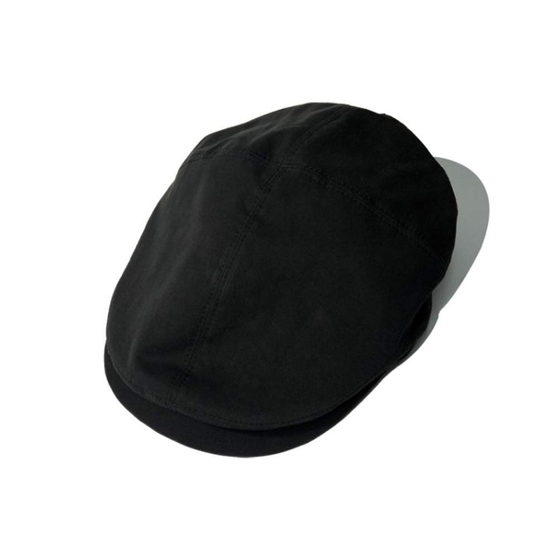 [Australia] - Clape Newsboy Flat Cap Ivy Gatsby Driving Hat Men's Cotton Irish Hunting Hat Unisex Bl21-black 