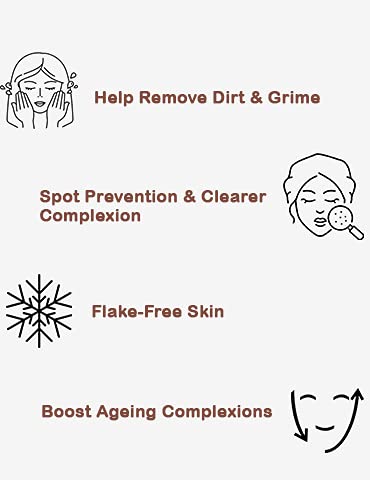 [Australia] - Blue Nectar Almond Oil and Walnut Gel Face Scrub for Deep exfoliation Tan removal and Glowing Skin (1.7 Oz, 10 Herbs) 