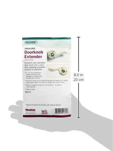 [Australia] - Maddak Ableware Door Knob Extender, Tan (Pack of 2) (754161002) 