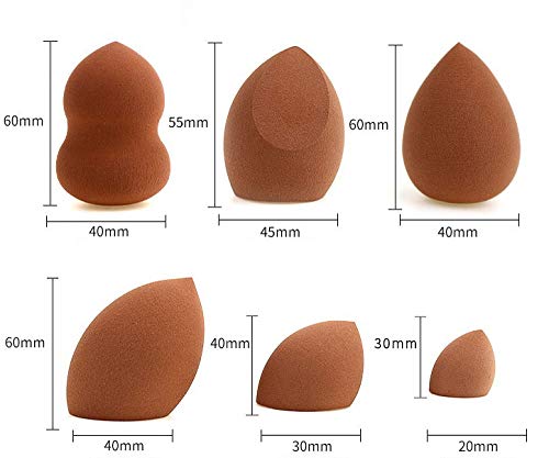 [Australia] - uFancii Beauty - Pro Makeup Foundation Blending Sponges – 6Pcs Set 