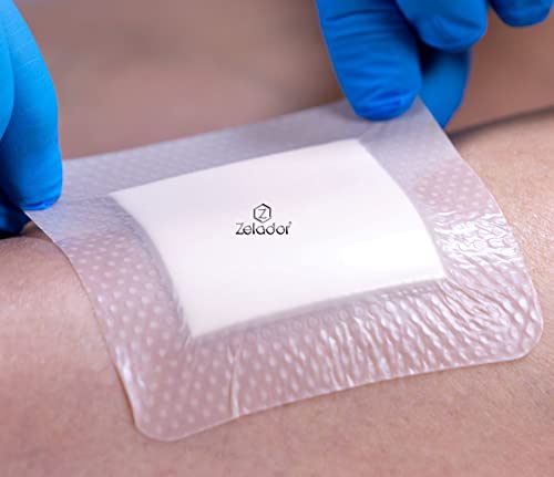 [Australia] - Silicone Lite Foam Dressing (Moderex Border Sensitive Plus) with Border for Light to Moderate exuding Wounds for Sensitive Skin (10x10cm x 10) 10x10cm x 10 
