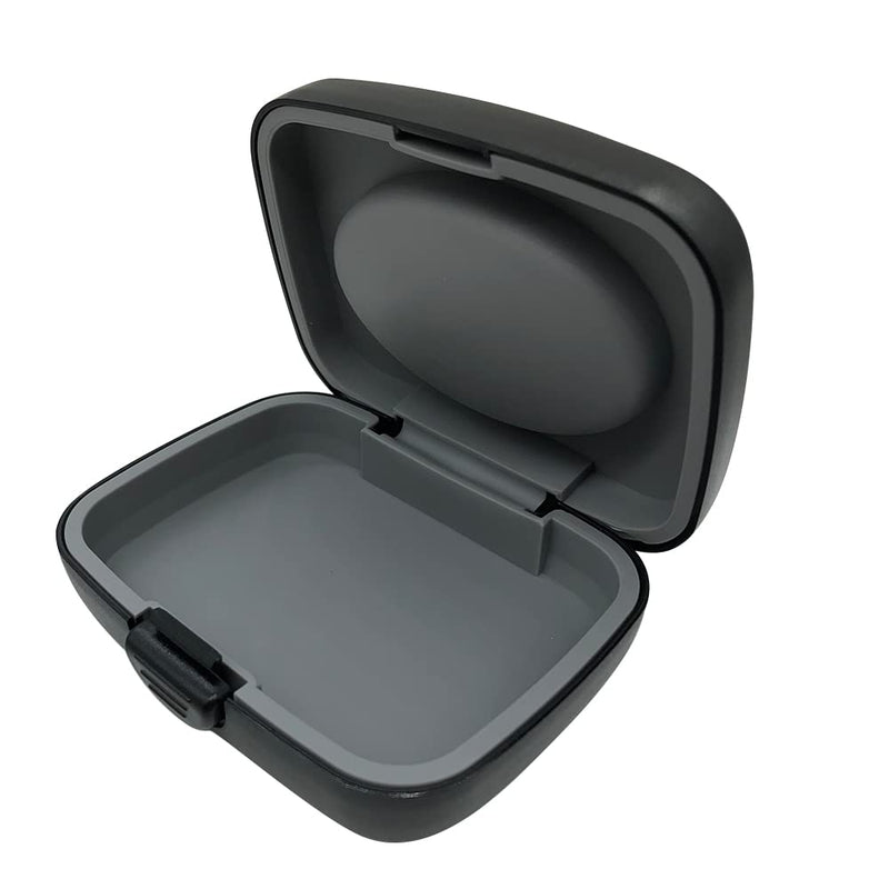 [Australia] - Portable Storage Carrying Case for All Brand Hearing Aid Amplifier / PSAP / BTE / ITE / ITC / CIC / RIC / RITE (Black) 
