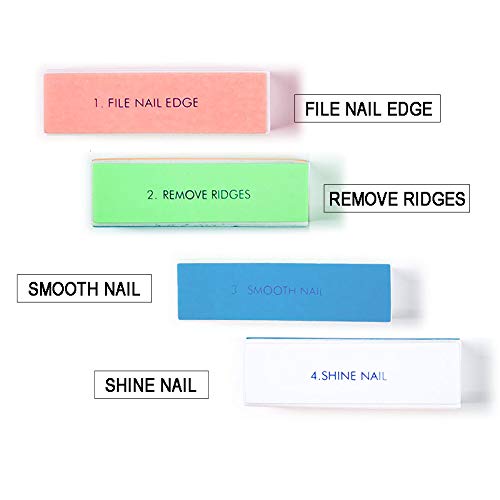 [Australia] - YIMART 5Pcs/set Nail Art Buffer Block Nail File For Nail Polish UV Gel Manicure Pedicure Buffing Sanding Polish (Flower) Flower 