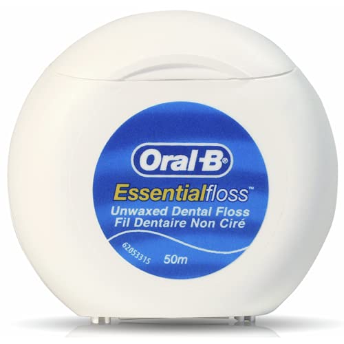 [Australia] - Oral B Essential Floss Unwaxed 50m x 6 Packets 