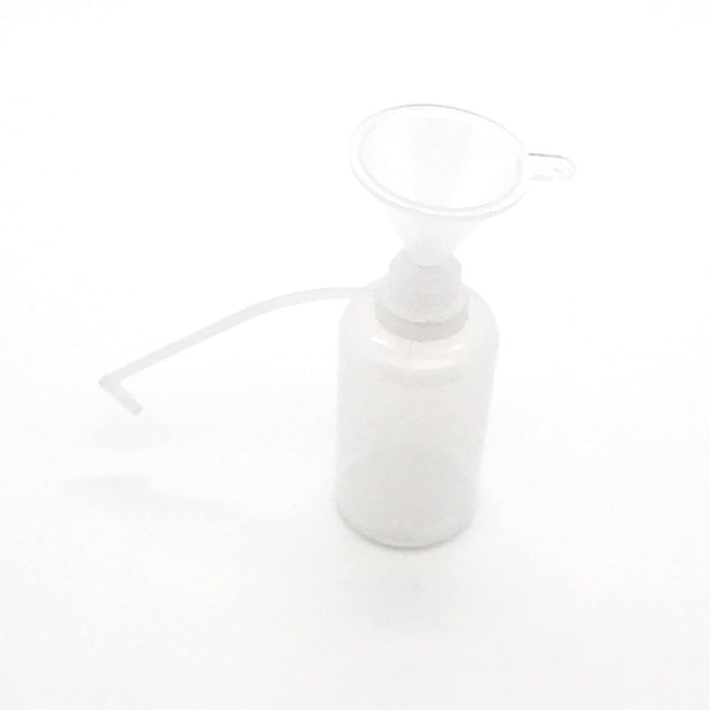 [Australia] - 12 Pcs Precision Tip Applicator Bottles, MYYZMY 1 Ounce Translucent Glue Bottles, with 2 Mini Funnel, Multicolor Lids 