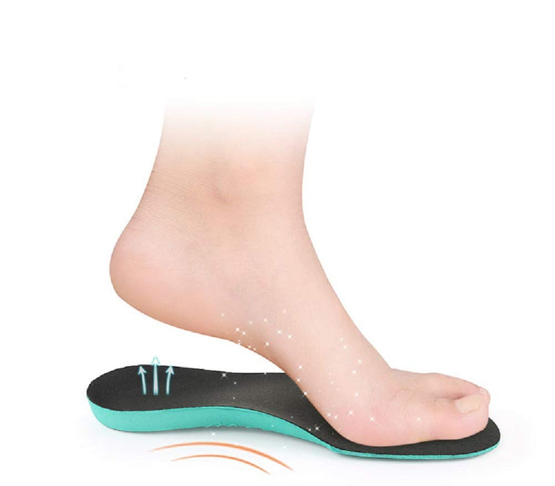 [Australia] - Children Orthotic Insoles Kids Sports Insole Shock Absorptation Arch Support for Flat Feet Plantar Fasciitis Foot Pain 20cm (UK10.5C-13C ) 
