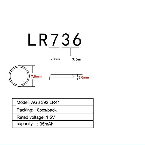 [Australia] - Cotchear New 10 of AG3/LR41 Alkailine Button Cell Watch Battery 