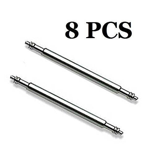 [Australia] - Olytop for 17mm Spring Bar Watch Pins Replacement Pins 8 PCS Diameter 1.5mm with Watch Band Spring Bar Tool (17mm) 