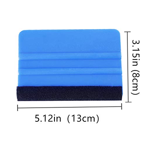 [Australia] - Wallpaper Hand Tools Kit Red and Blue Scraper for Wall Paper Smoothing and Remove Bubbles Suitable for Application of Window Film Wall Sticker Vinyl Film 