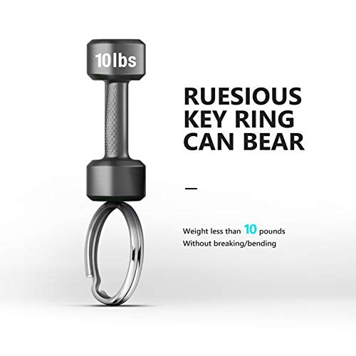 [Australia] - Ruesious round key rings （15/20/25/30mm）,keyring split ring stainless steel,Key Chain Ring Connectors,Circular Keychain,keyring loops（40 pack） 