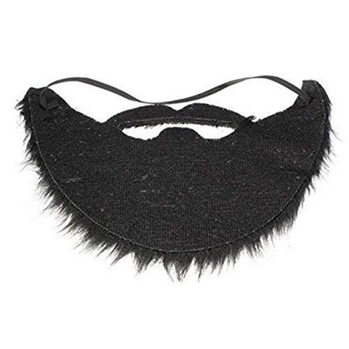 [Australia] - VIGUEUR Mustaches Self Adhesive - Costume Party Male Man Fake Beard Moustache Black (1pc) 