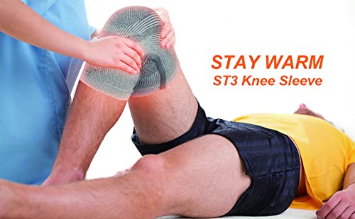 [Australia] - Vital Salveo-Compression Recovery Knee Sleeve Brace ST3-Stay Warm Pain Relief Protects Joint Ideal for Sports and Daily Wear XL 