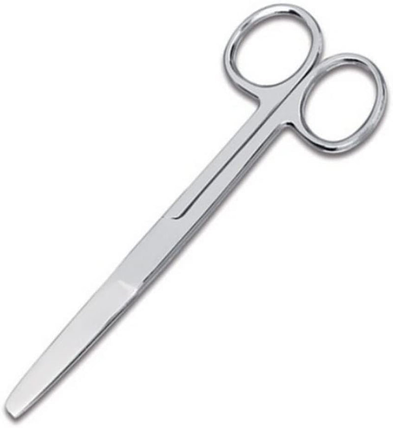 [Australia] - Medical Blunt Nursing Scissors First aid Surgical All-Purpose Instrument Sharp Blunt 15.5 cm Stainless Steel Dressing Scissor Autoclavable 