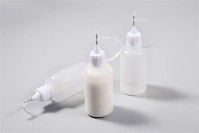 [Australia] - Onwon 10 Pieces Precision Needle Tip Glue Bottle Applicator 1 Ounce/ 30 ml Empty Applicator Glue Oiler Squeeze Bottle for Paper Quilling DIY Craft 