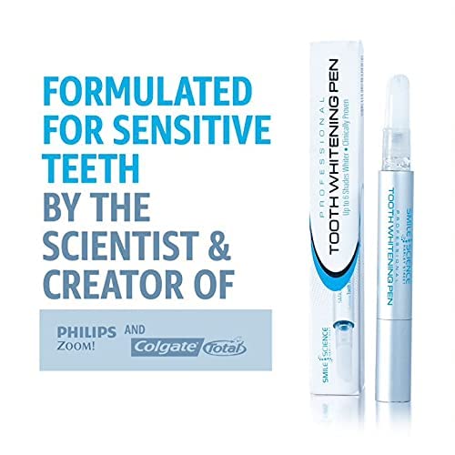 [Australia] - Smile Science Harley Street - Professional Advanced Teeth Whitening Pen - Up to 8 Shades Whiter - 100% safe for Enamel - Vegan - For Sensitive Teeth - Rapid Results - Clinically Proven 