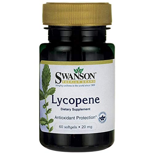 [Australia] - Swanson Lycopene Supplement, Prostate Health Supplement 20 mg, 60 Softgels 1 